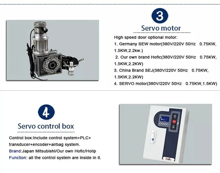 High Speed Door Servo System Motor Peb500b