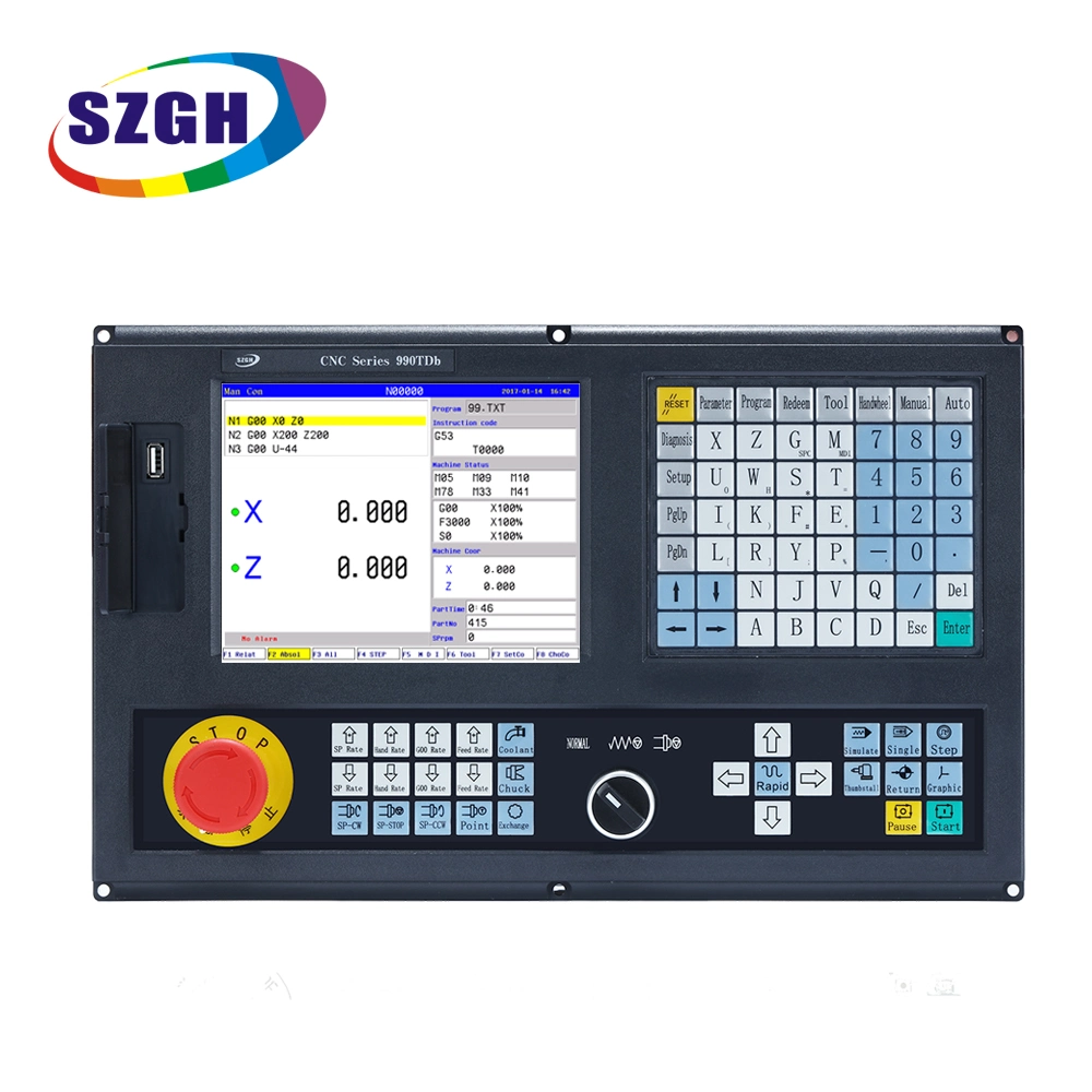 Manufacture Price OEM Customized 3 Axis CNC System Lathe Controller for Woodworking CNC Router with PLC on-Line Display