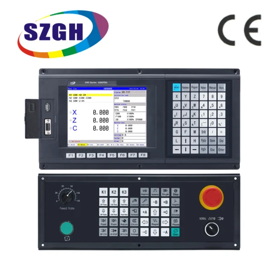 Szgh Memoria de 128 MB, 100 MB Sala de almacenamiento de usuarios Gran tienda Controlador CNC de alta precisión de posición Controlador de máquina CNC de 5 ejes para máquina de torno de torneado de madera