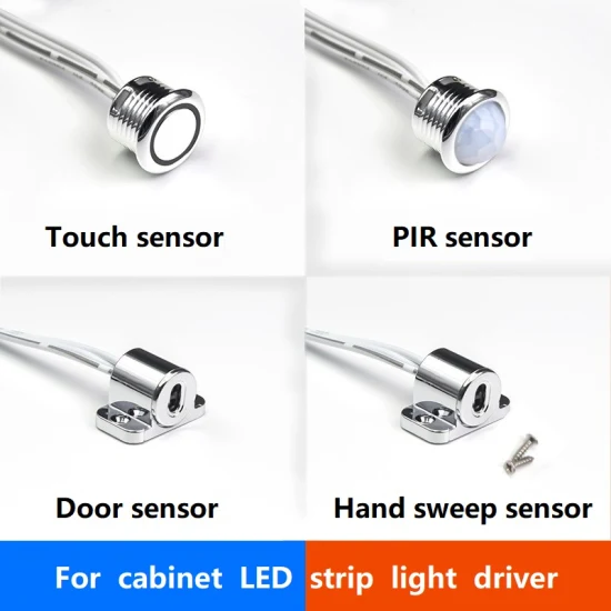 Ajuste del interruptor de luz del sensor de movimiento Interruptor del sensor de movimiento PIR Controlador del controlador LED