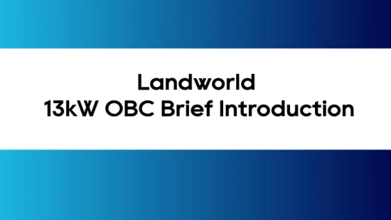 Fuente de alimentación del cargador a bordo del poder más elevado 13kw de Landworld para el coche eléctrico del pasajero