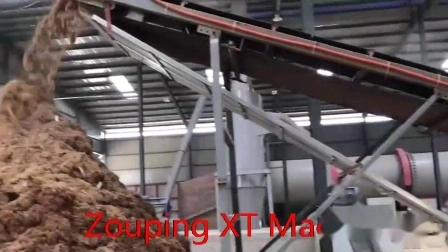 Sistema de control servo, bambú de alimentación automática de 6 m, trituradora de caña de azúcar para biomasa