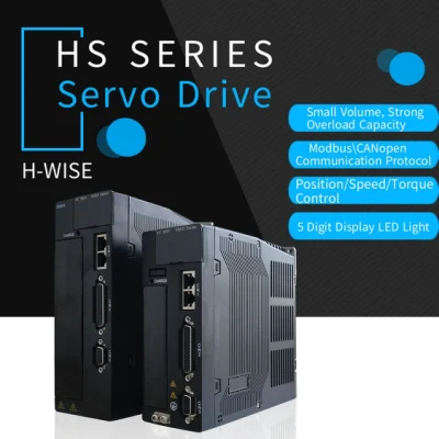 Nuevo sistema de servocontrolador de CA de la serie HS601 con potente motor de torsión Función de tarjeta de extensión opcional 200W 220V a 22kw 380V